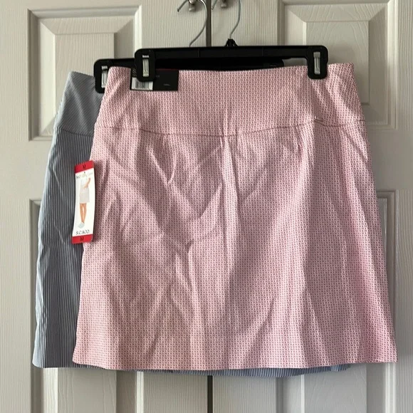 Set of Coral and Blue Women’s Skorts - Picture 6 of 8